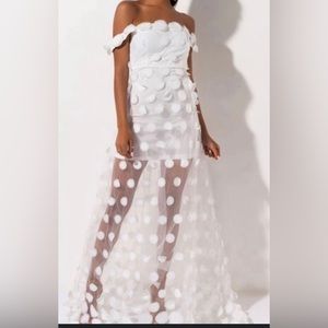 White Polka Dot Dress